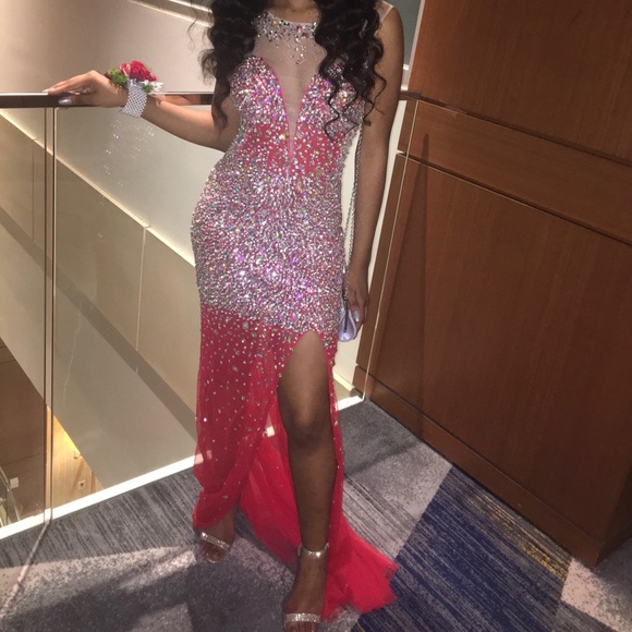 Red Prom Dress - Picture 3 of 4